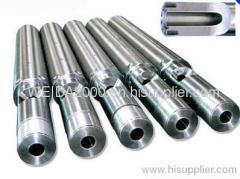 Nitrided barrel for extrusion machine