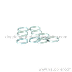 Permanent magnet ring NiCuNi plated N40M property magnet