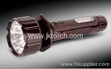 New fashionable LED rechargeable plastic torch