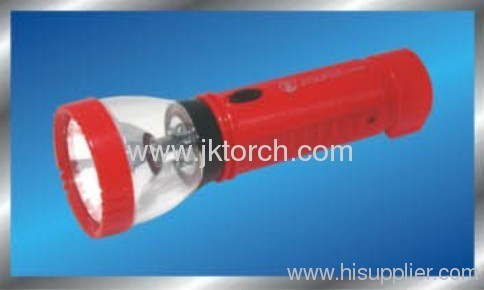 Good looking LED rechargeable plastic torch
