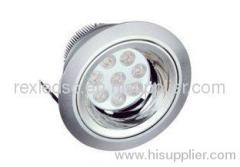 8w / 24w Led Down Light Fixtures, 2700-3300k Ip20 High Power Exhibition Stands Light Rex-D025