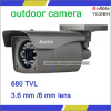 IR distance 25 meters fixed lens outdoor camera