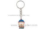 High Quality Iron or Brass or Copper Metal Stamping Promotional Keychain with Soft Enamel