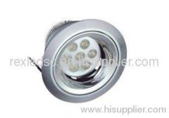 Ip20 630lm 7w Led Down Light Fixtures, Energy Saving Led Recessed Light Fixtures, REX-D024