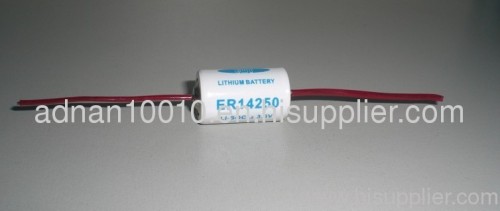 ER14250 3.6v 1200mAh 1/2aa lithium battery