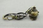 3D Scuba Diving Key Chain, Promotional Keychain with Pewter Antique Brass Plating