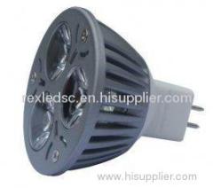 3W IP20 MR16 3W Led Spot Light Fixtures, 270lm Led Spot Light Bulb For Museum, 4000-4500K