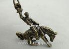 Promotional Gift Fashion Full Relief Horse Man Key Chain, Die Casting with Pewter, Antique Brass