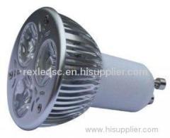 AC 100 - 120V 3W LED Spot Lighting Fixtures, 270Lm GU10 LED Spot Light Bulb REX-B004