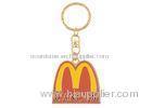 Gold Plaed Copper Stamping MacDonald Promotional Keychain for Company Celebration, School, Club