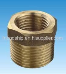 Brass Straight Coupling for Water Heaters