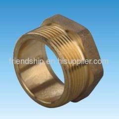 Brass Straight Coupling for Water Heaters