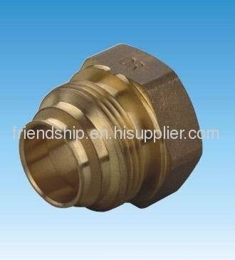 Brass Straight Coupling for Water Heaters