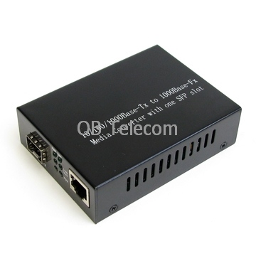 10/100/1000M Gigabyte Ethernet SFP Fiber Media Converter