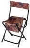 Folds Flat High-Back Chair, Steel Hunting Seats And Chairs With Attached Shoulder Strap