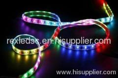 Full Color Dc 12v 5050 RGB Smd Led Strip Light, IP44 240lm Flexible Led Light Strip REX1000