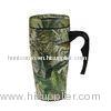 Camouflage Hunting Travel Mug With Camouflage Hunting Passion Green Surface, Hunting Gear Accessori