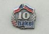 Custom HAKEL 3D Brooch Lapel Pin, Zinc Alloy Metal Soft Enamel Pin with Antique Silver Plating