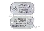 Custom Aluminum, Stainless Steel, Pewter Man - Woman Stamped Personalised Dog Tags