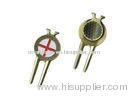 Custom Metal Zinc Alloy, Copper, Aluminum Golf Divot Tool With Ball Markers, Antique Gold Plating