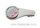 Customized Zinc Alloy Audi Golf Cap Clip With Ball Markers, Nickel Plating, Back Side With Metal Cli