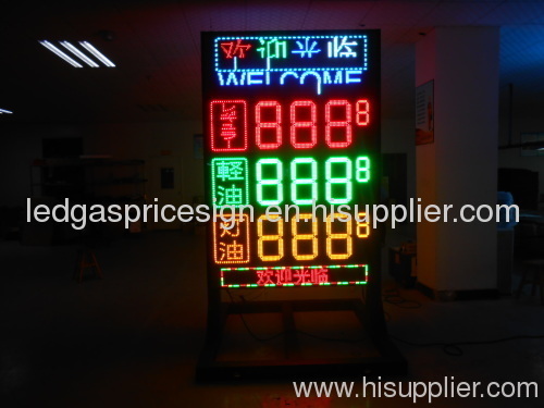 Hidly Chine LED fuel price sign