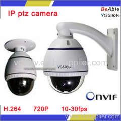 Mega-Pixel Mini IP Middle Speed Dome Camera