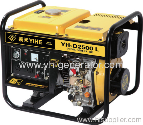 open diesel generator set