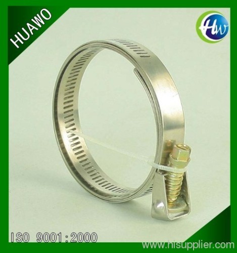 Adjustable quick release hose clamp