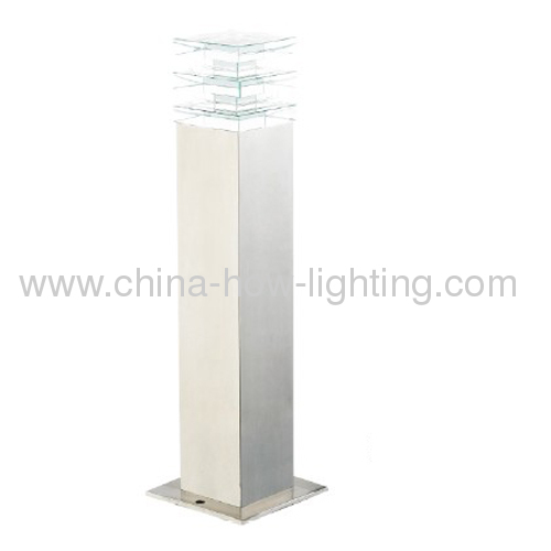 LED Garden Lamp IP44 Crystal Diffuser with Steel Stainless
