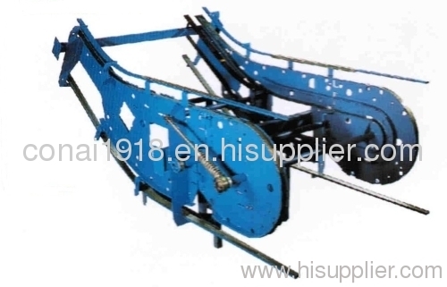 Escalator upper-part and lower-part assembled drive series