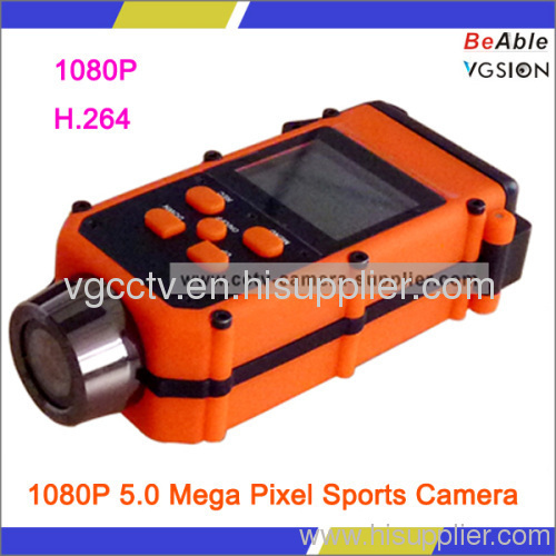 1080P 5.0 Mega Pixel Sports Camera