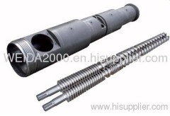 Nitrided Conical Twin Screw Barrel