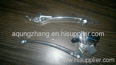 chrome motorcycle handle etc