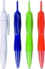 Promotional ballpoint pen with plastic transparent clip