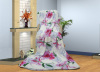 100% polyester printed soft feeling flannel fleece blanket