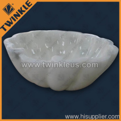 white marble stone wash sink