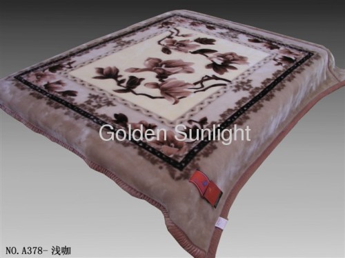 100% Polyester stock mink blanket