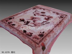 Stock cheap price polyester mink blanket