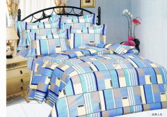 100% Cotton Reactive Printed colorful home textile 4pcs Bedding Sets