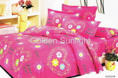 100% Cotton Reactive Printed colorful home textile 4pcs Bedding Sets