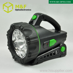 rechargeable led portable spotlight with 1halogen lamp