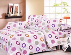 Polyester microfiber colorful design bedding sets 3pcs-4pcs