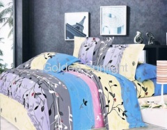 Polyester microfiber colorful design bedding sets 3pcs-4pcs