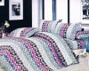 Polyester microfiber colorful design bedding sets 3pcs-4pcs