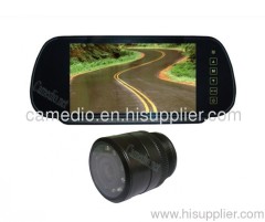 7inch rear view mirror camera system