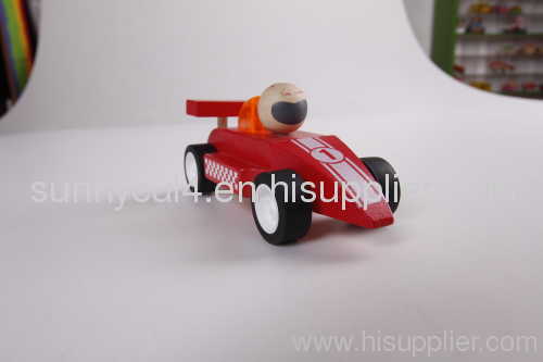 Sports car wooden toys