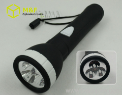 large size plastic 3leds D battery flashlight