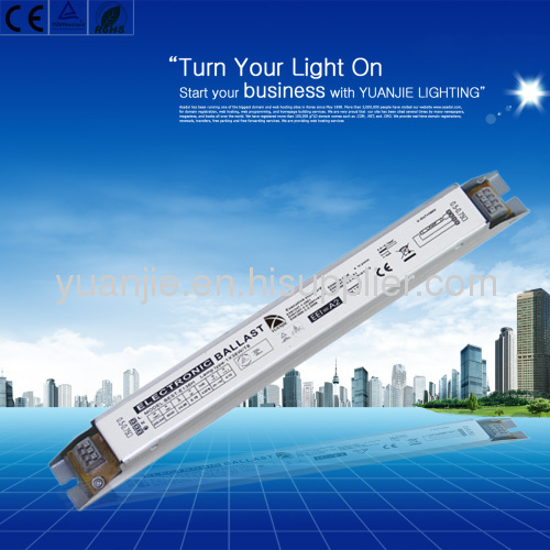 18W T8 electronic ballast for fluorescent lamp