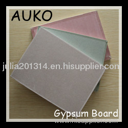 Paper faced gypsum board for wall partition or ceiling 3000*1200*13